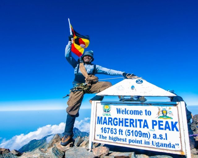 Rwenzori mountain magarita peak